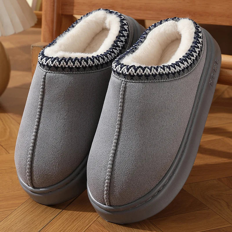 New Fashion Fluffy Platform Slippers for Women and men 2024